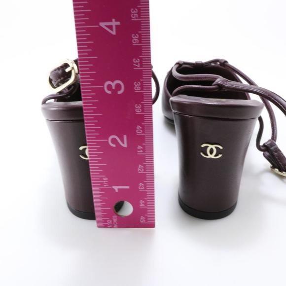 Slings 18A Burgundy Bow Satin Toecap Sling Back Classic Heels C299 - Picture 4 of 12